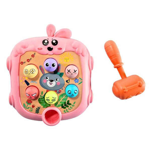 Imagem de Bate Bate Coelhinho Braskit Brinquedo Infantil Educativo e Recreativo Jogo Divertido