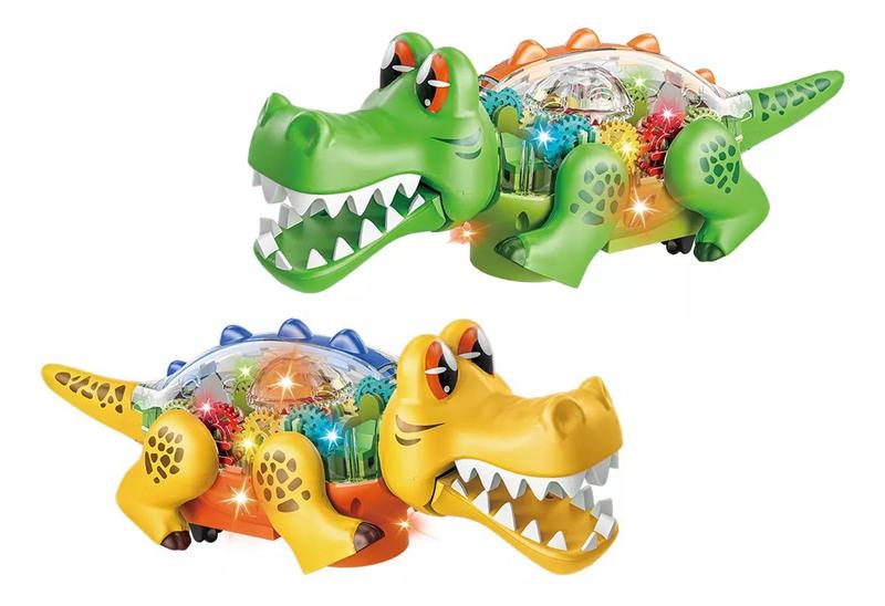 Imagem de Bate E Volta Crocodilo Park Com Luz E Som Dm Toys Dmt6508