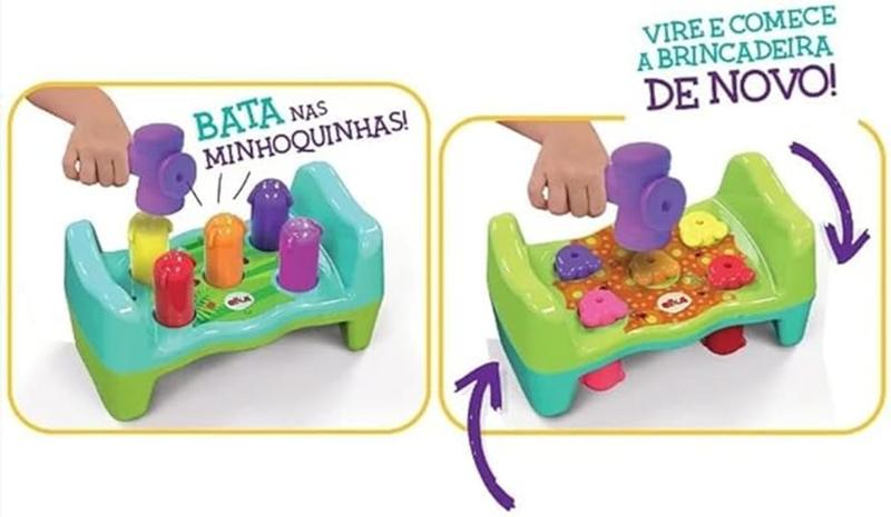 Bate Rebate - Minhoquinhas - Elka Imagem de Bate Rebate - Minhoquinhas