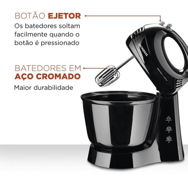 Imagem de Batedeira 400W - 127V Preta