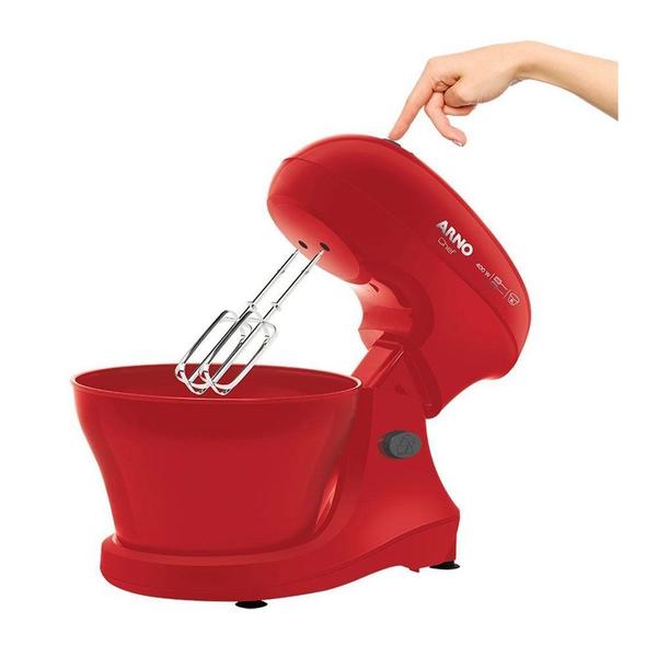 Imagem de Batedeira Arno SX3005B2 SM02 Chef 5 Velocidades 5L Vermelho - 220V