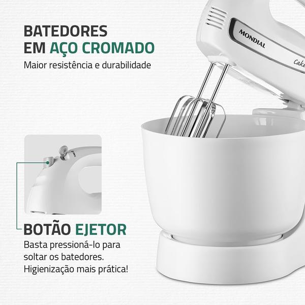 Imagem de Batedeira Cake 500W Mondial B-50-W