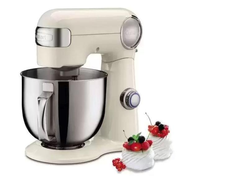 Imagem de Batedeira cuisinart planetária precision master 5,5l creme 127v sm-50crmbr