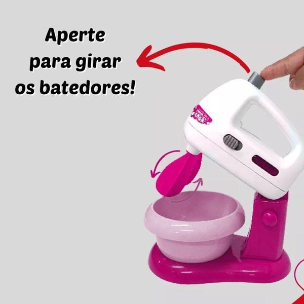 Imagem de Batedeira Infantil Luz Movimento Mania De Casa 6669 - DMTOYS