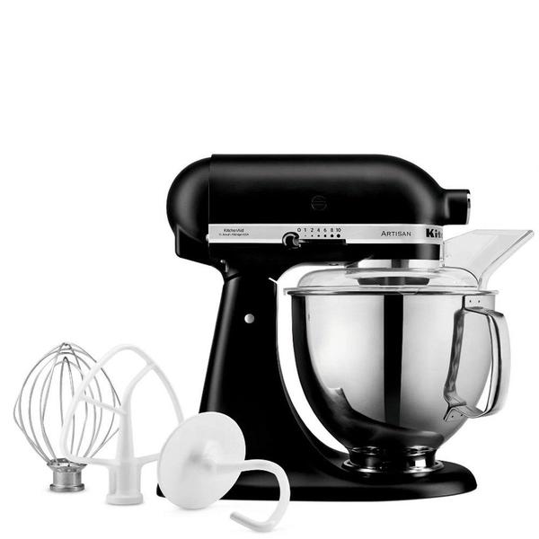 Imagem de Batedeira KitchenAid Stand Mixer Artisan 4,8L Black Matte 110V KEA33CPANA