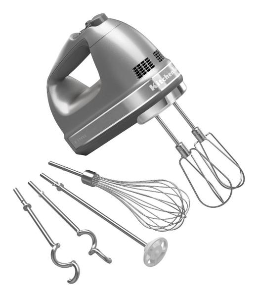 Imagem de Batedeira manual KitchenAid de 9 velocidades Digital Turbo Beater II - Silver