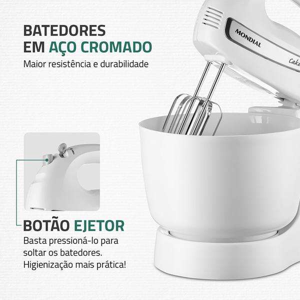 Imagem de Batedeira Mondial Cake 500W B-50-W