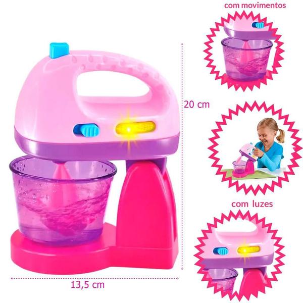 Imagem de Batedeira Para Cozinha Infantil Com Luz E Movimento - Lider Brinquedos