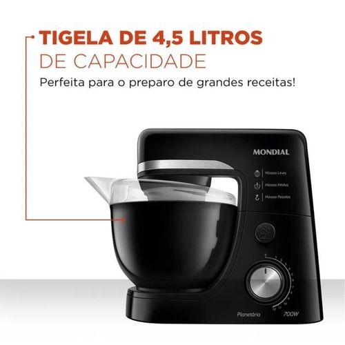 Imagem de Batedeira Planetária 700w 12 Velocidades BP-03 Mondial Cor Preto 220v