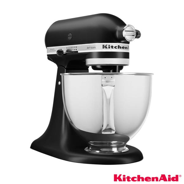 Imagem de Batedeira Planetária Artisan KitchenAid Stand Mixer com 10 Velocidades e 03 Batedores Black Matte