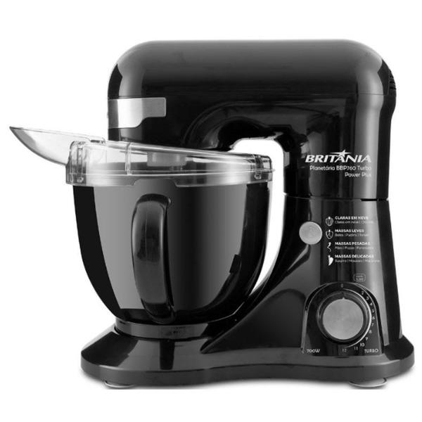 Batedeira Planetária Britânia Power Plus 4,5 Litros 12 Velocidades BBP760P Batedeira Planetária Britânia Power Plus 4,5 Litros 12 Velocidades BBP760P
