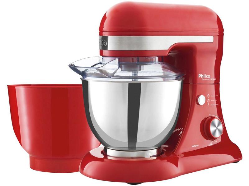 Imagem de Batedeira Planetária Double Bowl Pbp600v Philco Turbo Inox 110V