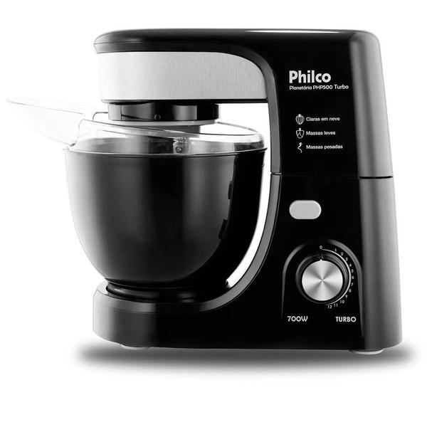 Imagem de Batedeira Planetária Philco PHP500 4,5L 700W 12 Velocidades + Turbo