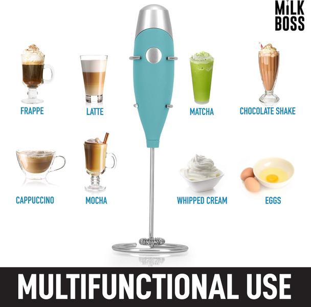 Imagem de Batedor de Leite Poderoso Milk Boss - Mixer Portátil e Whisk Ajustável