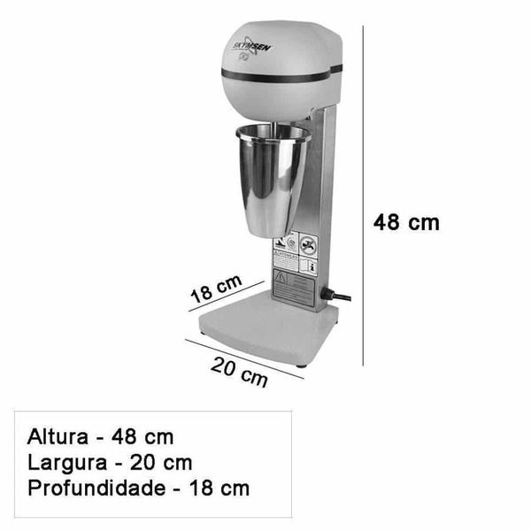 Imagem de Batedor de Milk Shake Copo Inox BMS-N Skymsen 220v