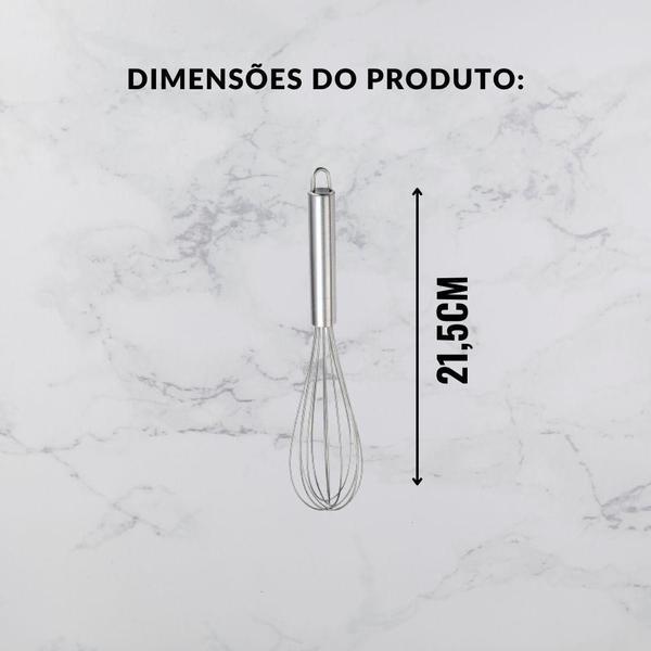 Imagem de Batedor De Ovos Em Inox 21,5 Cm - Ad