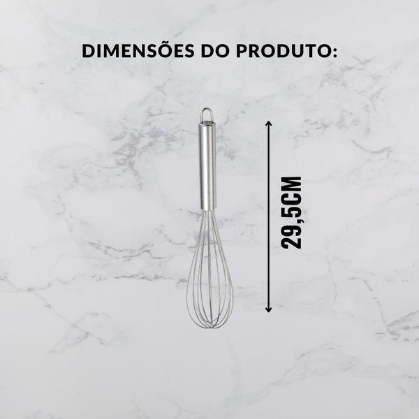 Imagem de Batedor de ovos inox 29,5 cm - ad