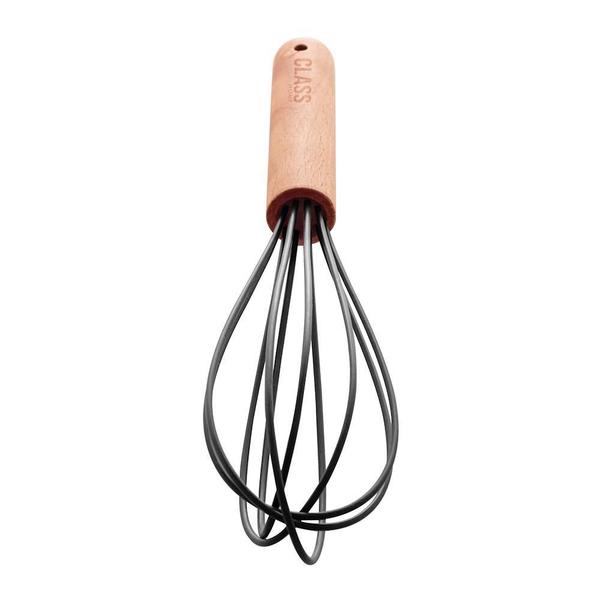 Imagem de Batedor De Ovos Silicone Bambu 25Cm Utensílios Class Home