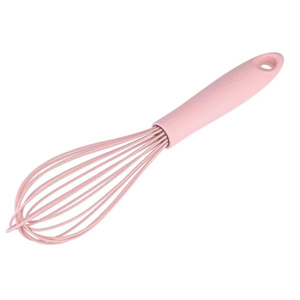 Imagem de Batedor Fouet De Silicone Rosa 31Cm - Weck