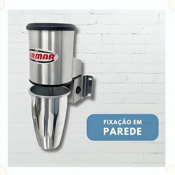 Imagem de Batedor Milk Shake De Parede Industrial Bermar Inox 220V