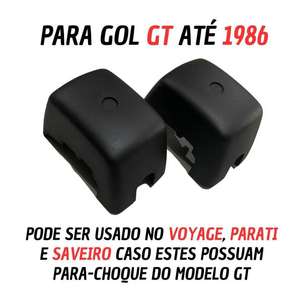 Imagem de Batente Base Do Farol Milha Do Para-choque Gol Gt 84 85 1986