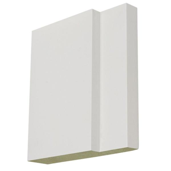 Imagem de Batente de Madeira MDF Ultra Branco 215x7,5x2,7cm Casablanca