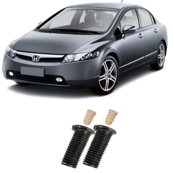 Imagem de Batente e Coifa Honda New Civic Dianteiro 2006 Até 2011 O Par