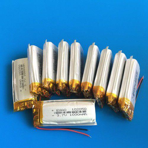 Imagem de Bateria 1000 Mah 3,7v Tamanho 10mm X 20mm X 50mm Nova .