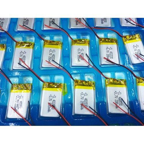 Imagem de Bateria 3.7v 200mah 4mm X 20mm X 30mm 2 Fios