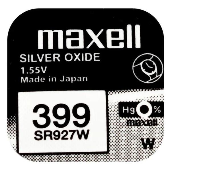 Imagem de Bateria 399 Sr 927W Maxell 1.55V Para Relógio C/5 Un