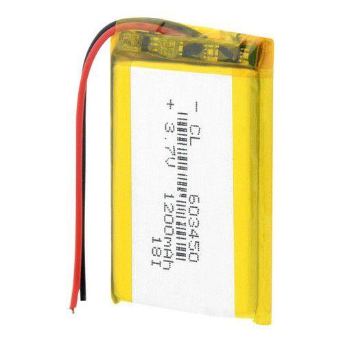 Imagem de Bateria 603450 3,7v 1200mah 6mm X 34mm X 50mm 2 Fios