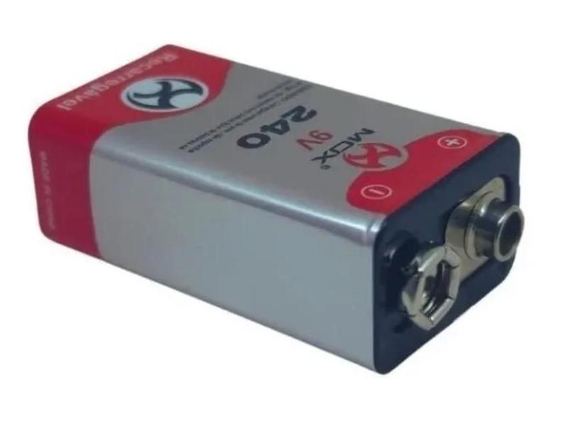 Imagem de Bateria 9V Recarregável 240Mah Ni-Mh Potente E Durável Mox