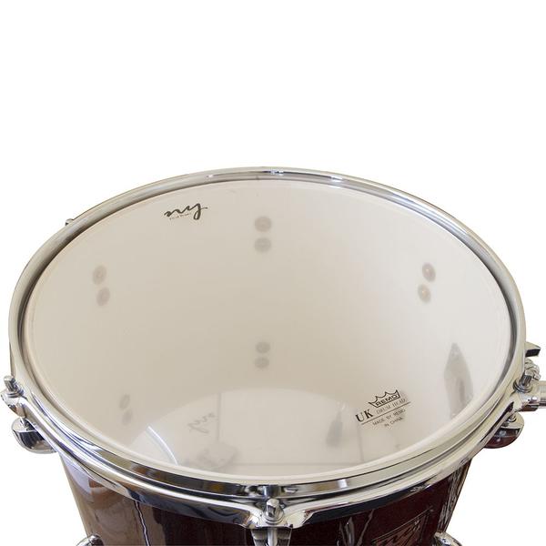 Imagem de Bateria Acústica 2t Pr Sp Wine Sparkle Vinho Com Banco Ny F1rst