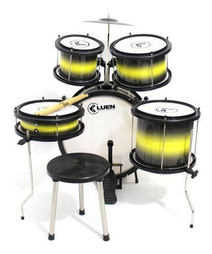 Imagem de Bateria Acústica Infantil Luen Pop Kids Varias Cores Complet