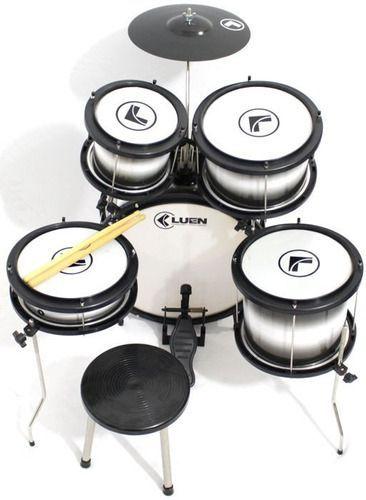 Imagem de Bateria Acústica Infantil Luen Pop Kids Varias Cores Complet