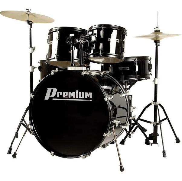 Imagem de Bateria Acústica Premium DX722 BK Preta Dx-722