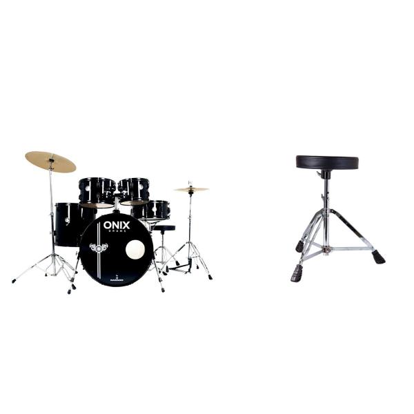 Imagem de Bateria Acústica Tagima Nagano Onix Skinny 20" Completa C/ Banco