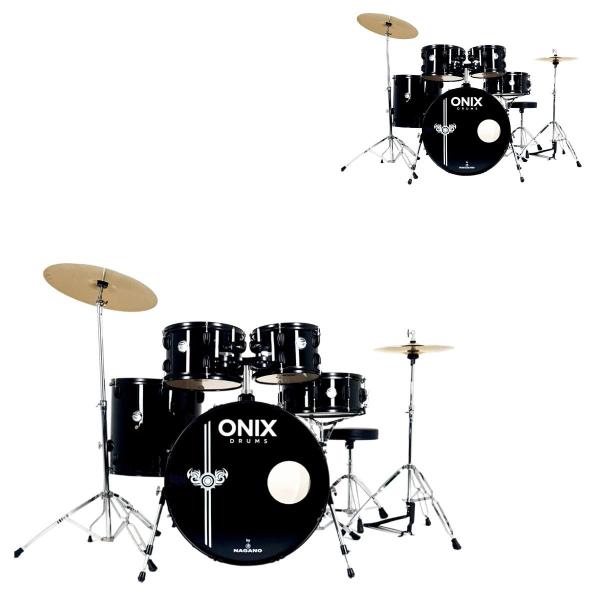 Imagem de Bateria Acústica Tagima Nagano Onix Smart 22" C/ Banco