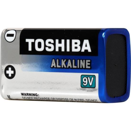 Imagem de Bateria Alcalina 9V 6LR61GCP (C/1 Bateria) Toshiba