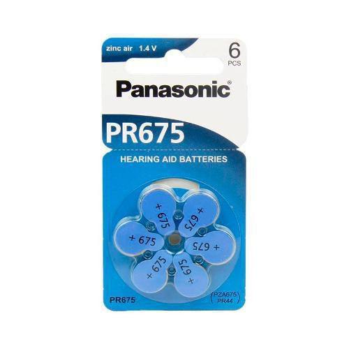 Imagem de Bateria Auditiva Pr675 Panasonic - Cartela Com 6 Unidades