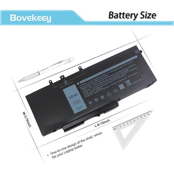 Imagem de Bateria Bovekey GKNX 5480 5580 GD1JP 7,6 V 68 Wh para Dell