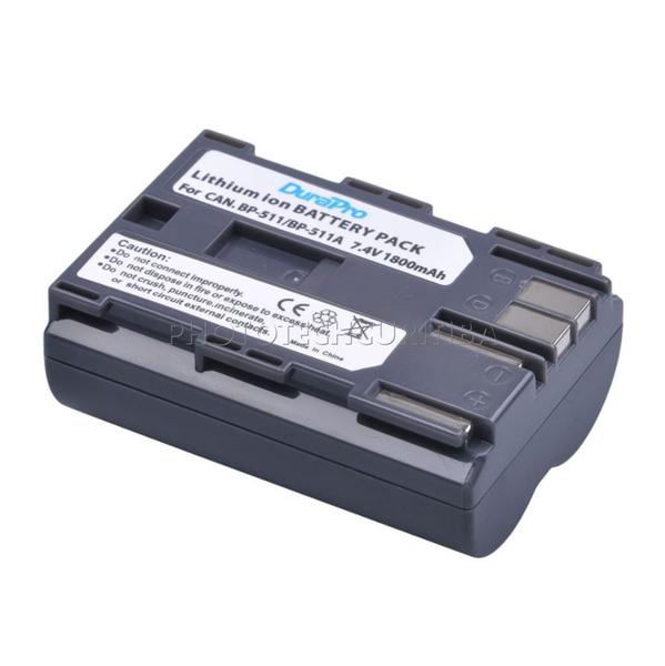 Imagem de Bateria Canon BP-511 / BP-511A DuraPro 1800mAh 7,4V