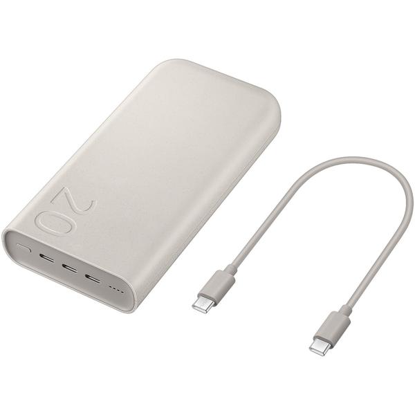 Imagem de Bateria Carregador Portátil 3x USB-C, 20000mAh, Super Rápida 45W SAMSUNG