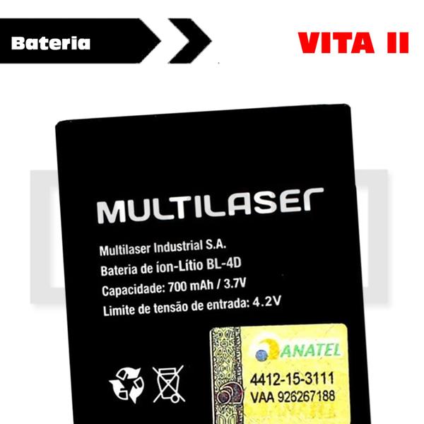 Imagem de Bateria celular MULTILASER modelo VITA II