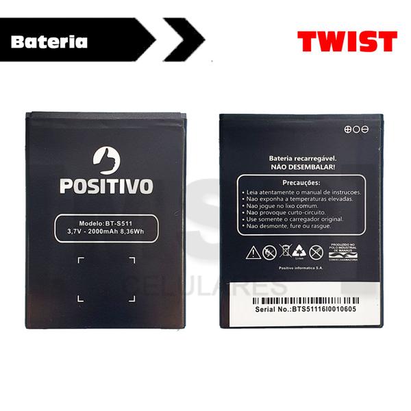 Imagem de Bateria celular POSITIVO modelo TWIST