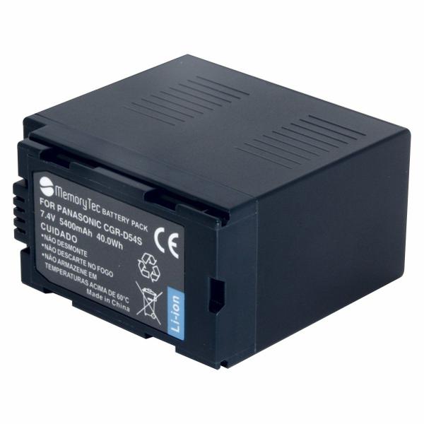 Imagem de Bateria CGR-D54S 5400mAh para câmera digital e filmadora Panasonic AG-DVC7, NV-DS11, AG-DVX100, NV-DS60