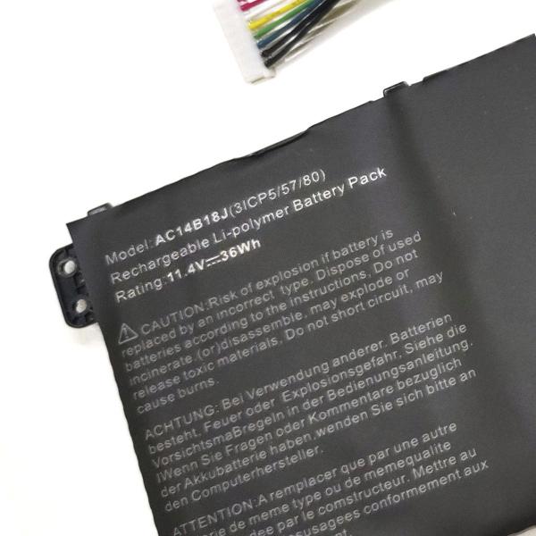 Imagem de Bateria Compatível Com Notebook Acer Aspire 5 A515  Ap18c8k  ac14b18j