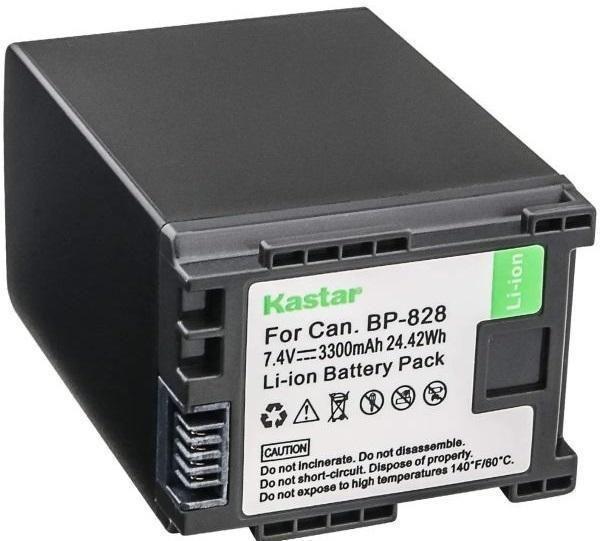 Imagem de Bateria De Alta Capacidade Para Canon Kastar Bp-828 3300Mah