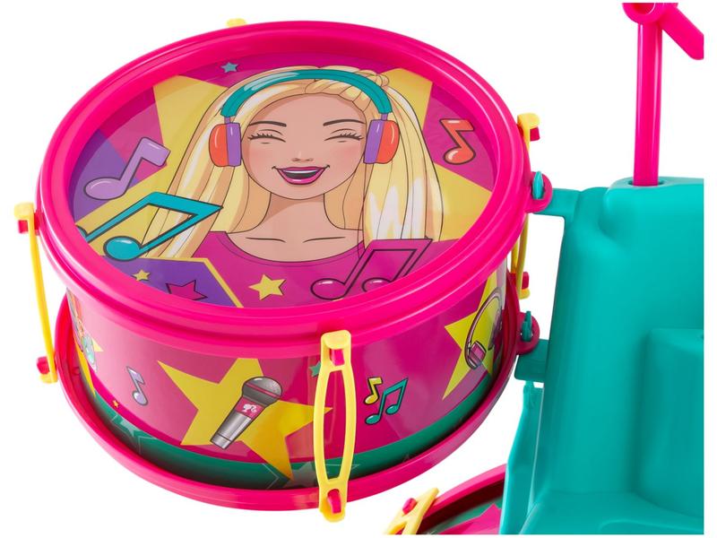 Bateria de Brinquedo Barbie Fabulosa - Fun Imagem de Bateria de Brinquedo Barbie Fabulosa
