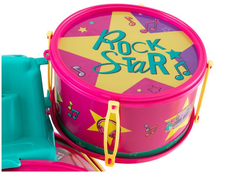 Bateria de Brinquedo Barbie Fabulosa - Fun Imagem de Bateria de Brinquedo Barbie Fabulosa